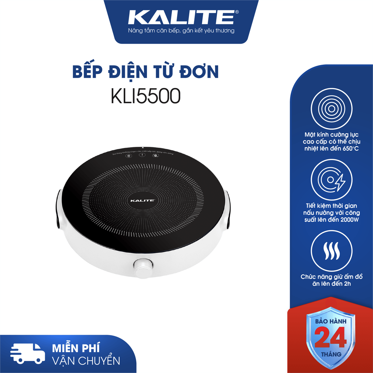Bếp từ đơn Kalite KLI5500