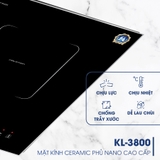 Bếp từ đôi KALITE KL-3800 thiết kế sang trọng, chuẩn châu Âu - Ảnh 7