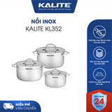 Nồi KALITE KL352 inox đáy từ 5 lớp dùng trên mọi loại bếp - Ảnh 1