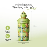 Bình giữ nhiệt trẻ em Kalite DINO REX - 354ml, inox 304, giữ nhiệt 12h - Ảnh 3