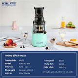 Máy ép chậm KALITE KL-598 cao cấp, sản xuất Thái Lan - Ảnh 3