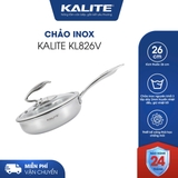 Chảo inox nguyên khối TRIPRO KALITE KL826V chống dính tự thân - Ảnh 1