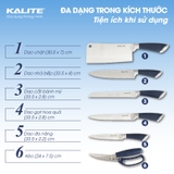 Bộ dao kéo cao cấp Kalite KL-190 inox nguyên khối - Ảnh 3