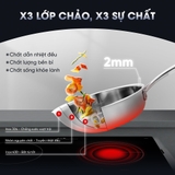 Chảo inox nguyên khối TRIPRO KALITE KL826 26cm - Ảnh 5