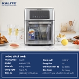 Nồi chiên không dầu KALITE KL-1500 15 lít - Ảnh 2