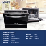 Máy rửa bát KALITE KDW9141 dung tích lớn, công suất mạnh làm sạch tối đa - Ảnh 2