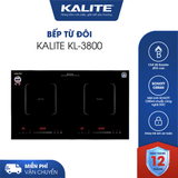 Bếp từ đôi KALITE KL-3800 thiết kế sang trọng, chuẩn châu Âu - Ảnh 1