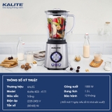 Máy xay sinh tố KALITE KEB4171 2 cối - Ảnh 2