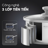 Quánh inox Kalite KSP1601 3 Lớp Cao Cấp - Ảnh 3