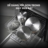 Bộ nồi chảo inox liền khối cán rời Kalite Lumia KCS568 công nghệ vân vảy cá - Ảnh 8