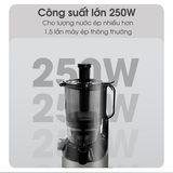 Máy ép chậm KALITE KSJ868 động cơ DC siêu khỏe ép kiệt bã - Ảnh 4