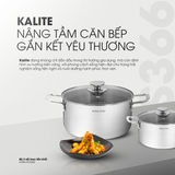 Bộ 3 nồi inox liền khối KALITE KCS366 - Bộ 3 size 18-20-24cm - Ảnh 18