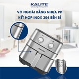 Nồi chiên không dầu KALITE Q5 5.5 lít, điều khiển cơ bền bì - Ảnh 9