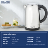 Ấm đun siêu tốc KALITE KL-301 dung tích 1,7 lít - Ảnh 2