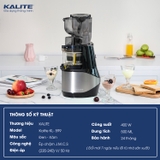Máy ép chậm KALITE KL-599 cao cấp, sản xuất Thái Lan - Ảnh 2