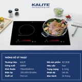 Bếp từ kết hợp hồng ngoại Kalite KCC83B - Ảnh 7