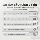 Chảo rán inox liền khối cao cấp KALITE ECO24, inox 304, đáy 3 lớp - Ảnh 7