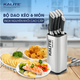 Bộ dao 6 món KALITE KL-191 Inox cao cấp, bền sắc - Ảnh 2