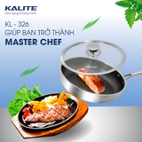Chảo KALITE KL-326 inox 3 lớp triply - dẫn và giữ nhiệt tốt - Ảnh 3