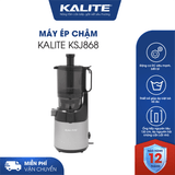 Máy ép chậm KALITE KSJ868 động cơ DC siêu khỏe ép kiệt bã - Ảnh 1
