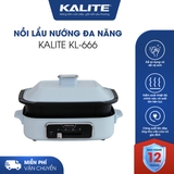 Nồi lẩu nướng đa năng KALITE KL-666 dung tích 4L - Ảnh 1