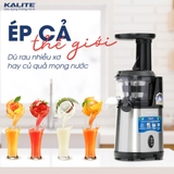 Máy ép chậm Kalite KSJ4412 động cơ đảo chiều ép kiệt bã - Ảnh 5