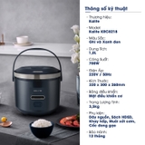 Nồi cơm điện KALITE KRC8218 đa chức năng nấu 1,8L - Ảnh 2