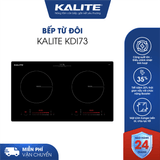 Bếp từ đôi KALITE KDI73 linh hoạt bền bỉ chịu nhiệt tốt - Ảnh 1