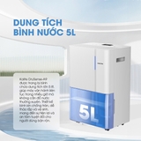 Máy hút ẩm Kalite Drysense-A9 công nghệ Ion âm giảm âu lo - Ảnh 8