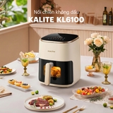 Nồi chiên không dầu 6L Kalite KL6100 – Chiên nướng ít dầu, nấu ăn tiện lợi - Ảnh 3
