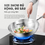 Chảo rán inox liền khối cao cấp KALITE KFP2603 - Size 26cm - Ảnh 13