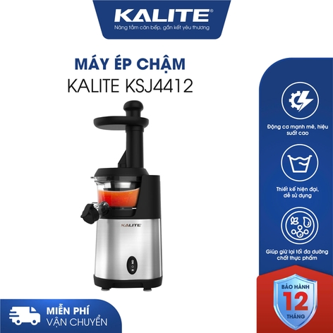 Máy ép chậm Kalite KSJ4412 động cơ đảo chiều ép kiệt bã