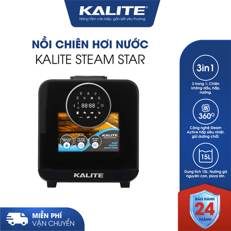 Nồi chiên hơi nước KALITE STEAM STAR 15 lít, đa năng