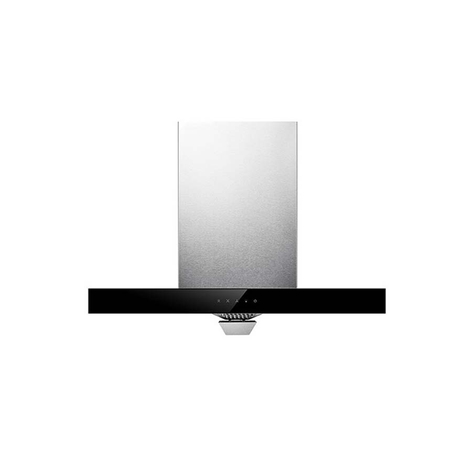 Máy hút mùi KALITE KH65S màn cảm ứng công suất  900m3/h