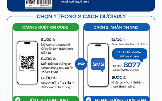 HƯỚNG DẪN KÍCH HOẠT BẢO HÀNH ĐIỆN TỬ KHI MUA HÀNG GIA DỤNG TẠI KALITE
