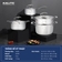 Bộ nồi nguyên khối inox 304 Tripro Kalite KL999 siêu bền - Ảnh 2